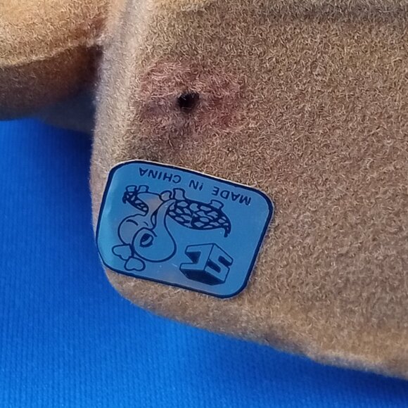 Vintage flocked plastic Kangaroo & Joey figure 7'' SC China - Picture 7 of 7